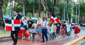 Alcaldía del DN honra a la patria con imágenes de héroes en el Malecón SD