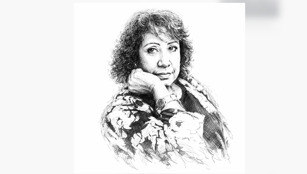 ADA BALCACER, interpretacion artistica en dibujo IA. Chat GPT)