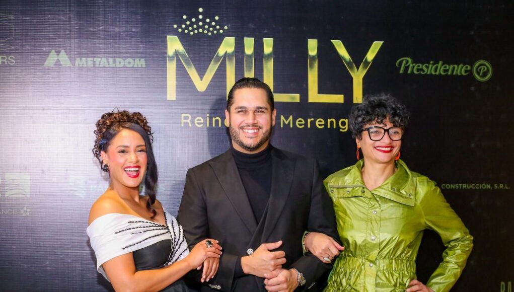 Realizan gala premier de “Milly, Reina del Merengue”: llega a los cines este jueves 16 de abril