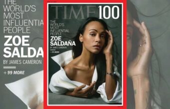 Zoé Saldaña, destacada entre las 100 personas más influyentes de 2026 de la revista Time